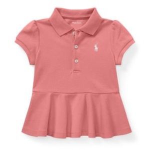 Ralph Lauren Cotton Piqué Peplum Polo Shirt